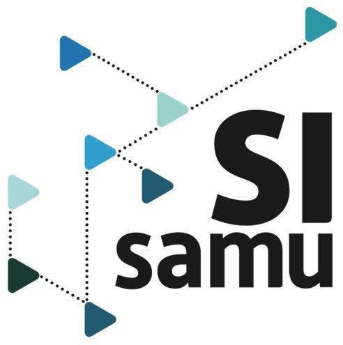 Représentation du logo SI-Samu, outil associé de l'offre Urgences et soins non programmés.
